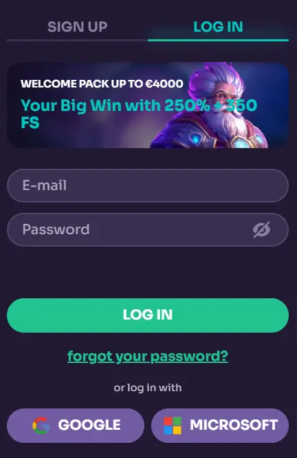 Betzard Casino Login